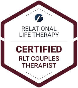 relational life therapy certified RLT couples therapist badge